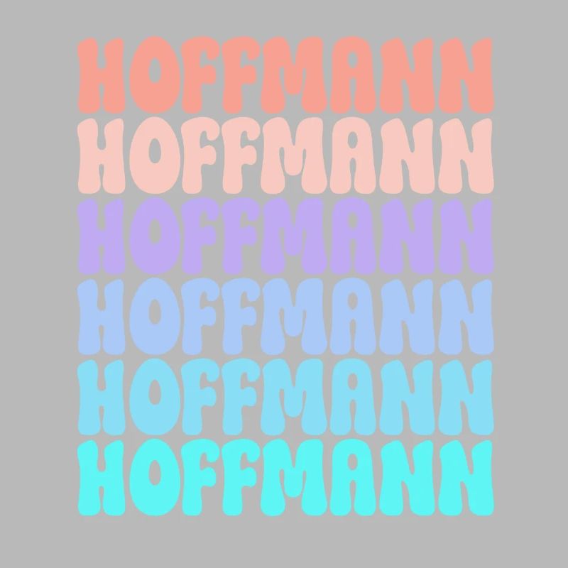 Hoffmann Retro Surname Gift Idea