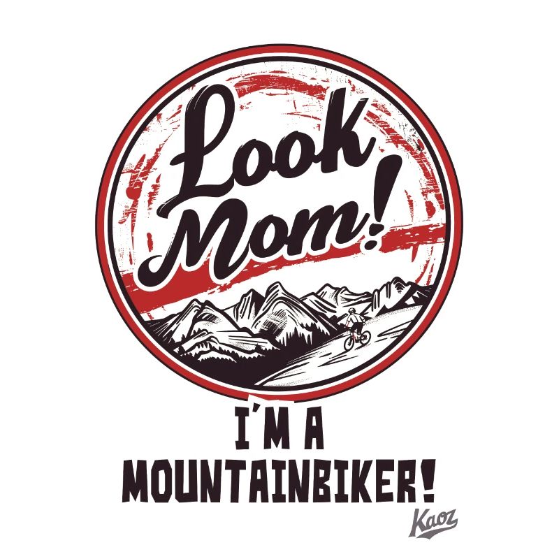 Schau mal, Mama, ich bin ein Mountainbiker