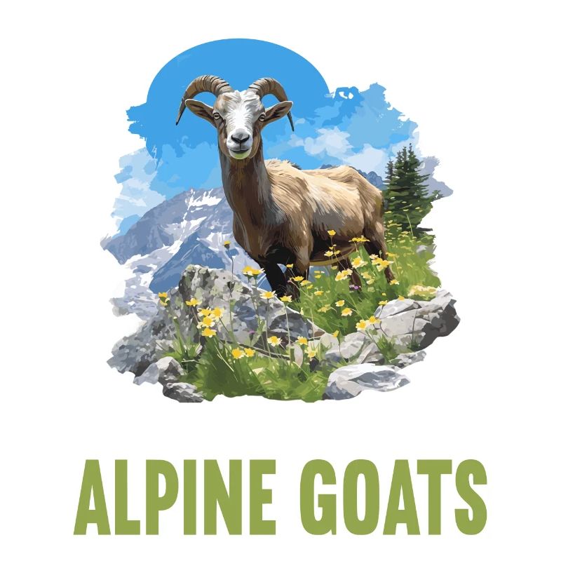 Alpine Goat Mountain Goats Mountain Goat
