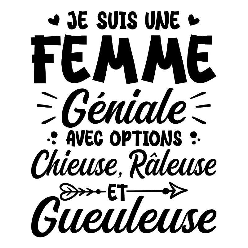 Chieuse gueuleuse grouch humorous femme géniale