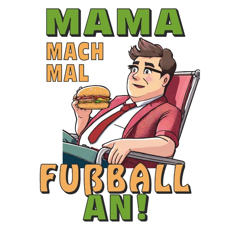 DECK CHAIR MAN MOM TURN ON SOCCER