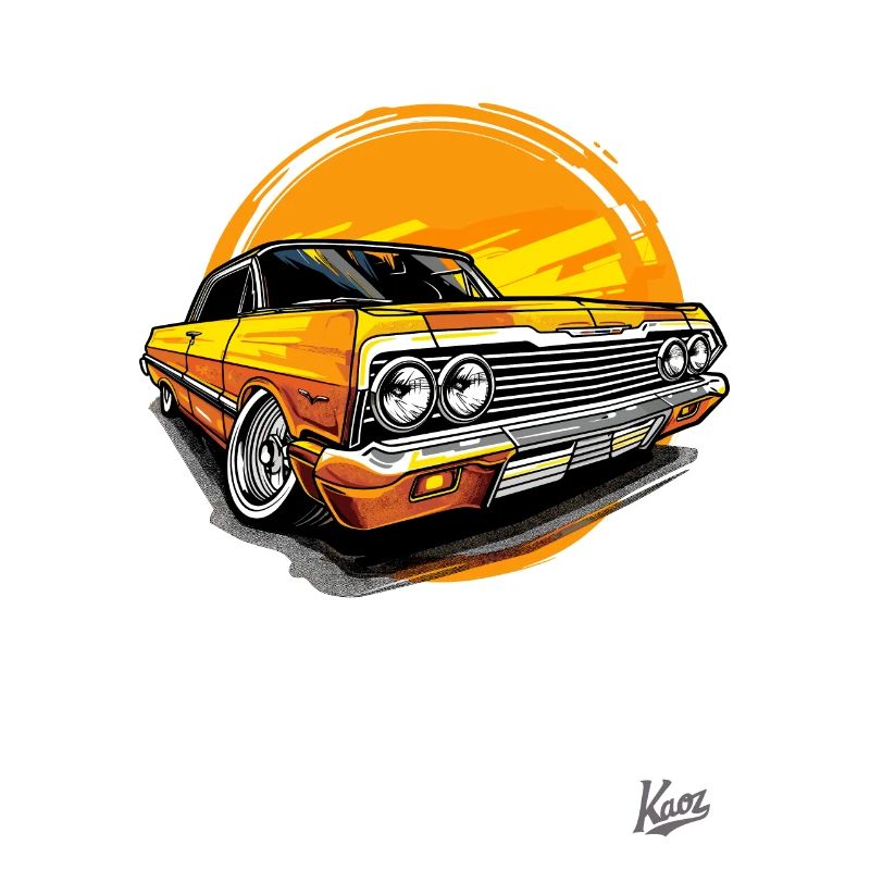 Classic Golden Oldtimer: Lowrider Style