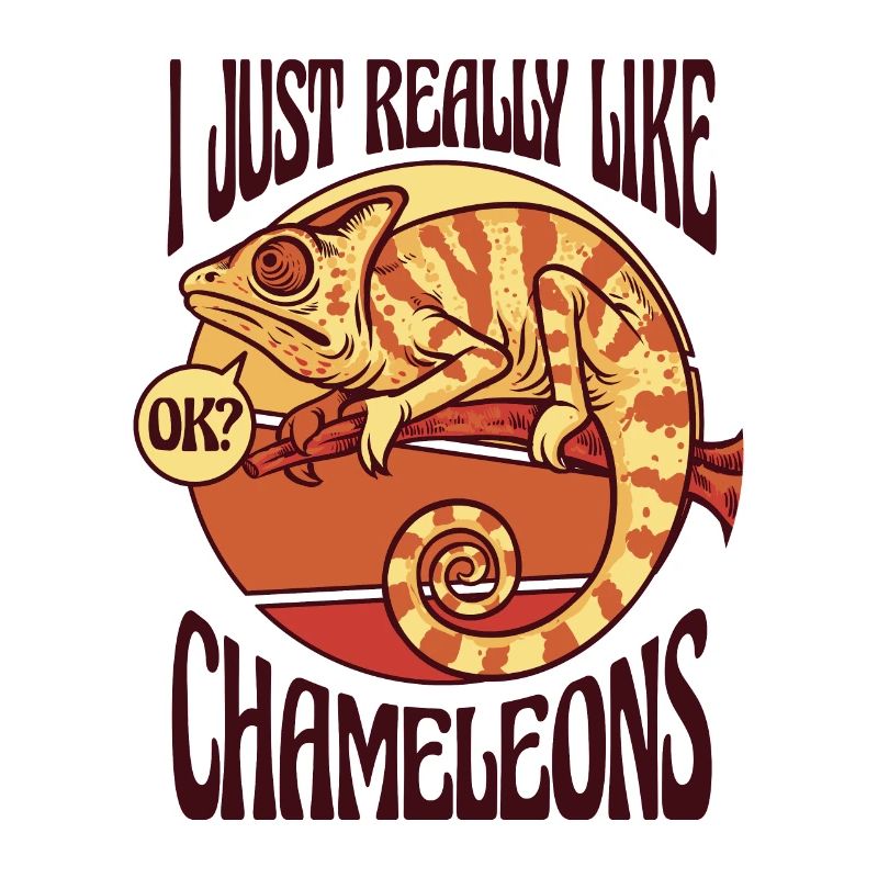 Juste comme Chameleons Voiled Panther Lover