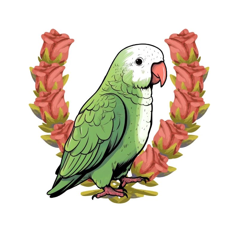 Perroquets Perroquet Anniversaire Roses Oiseau