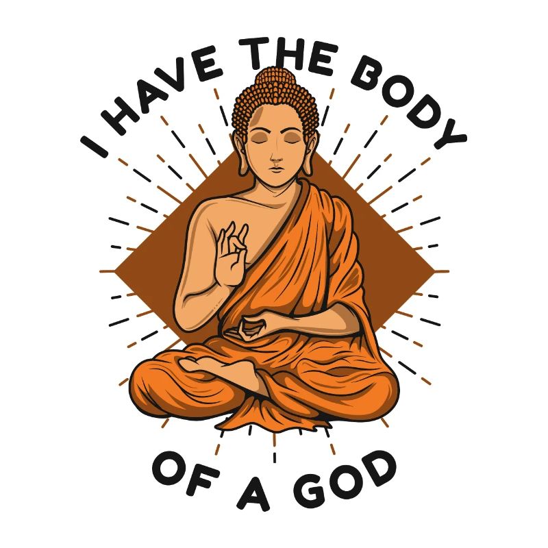 Ich habe den Körper einer buddhistischen Gott-Symbol-Statue