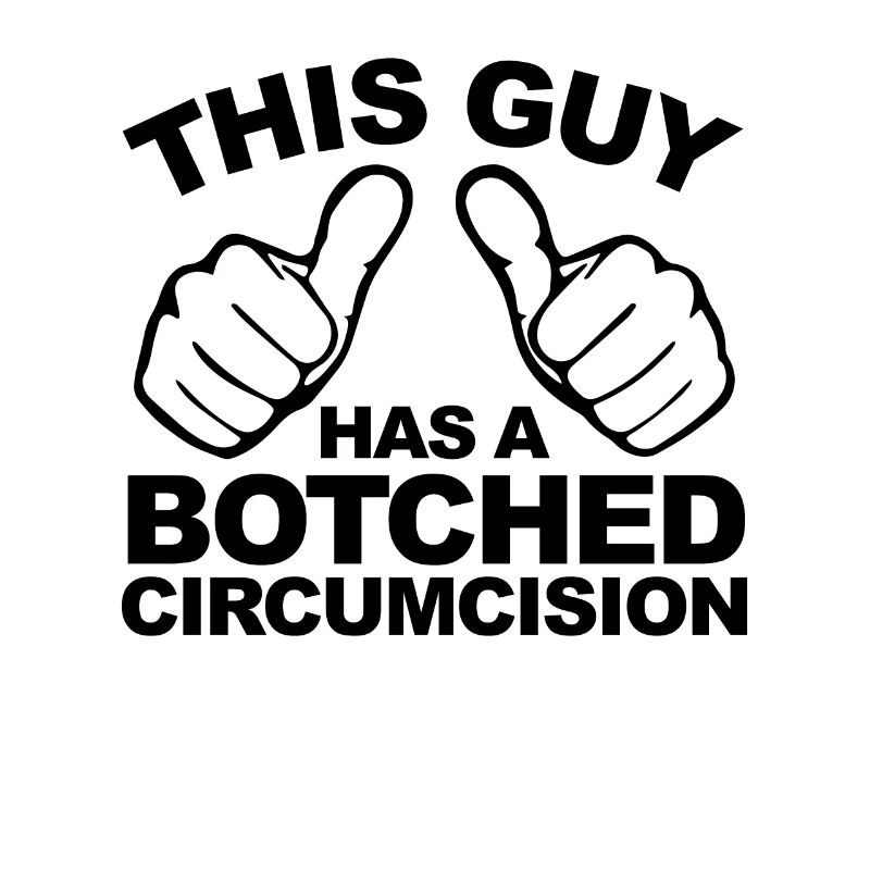 This guy has a botched circumcision, the pe