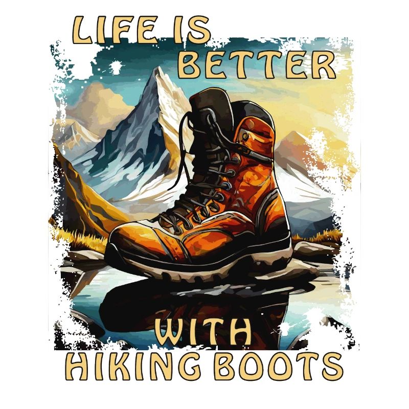LIFE IS BETTER WITH HIKING BOOTS