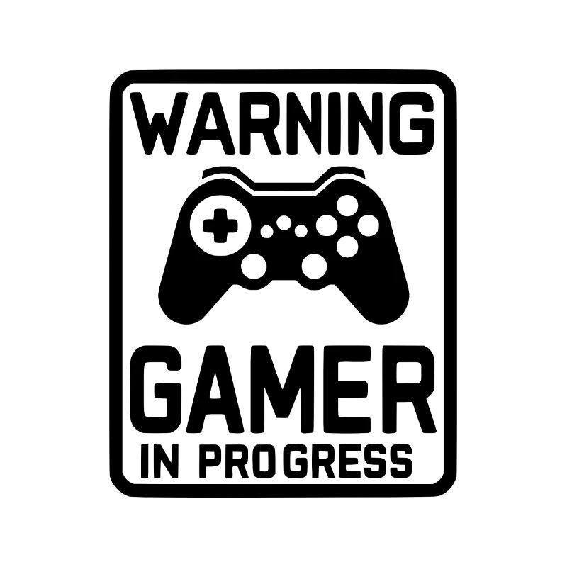 Warning Gamer in Progress