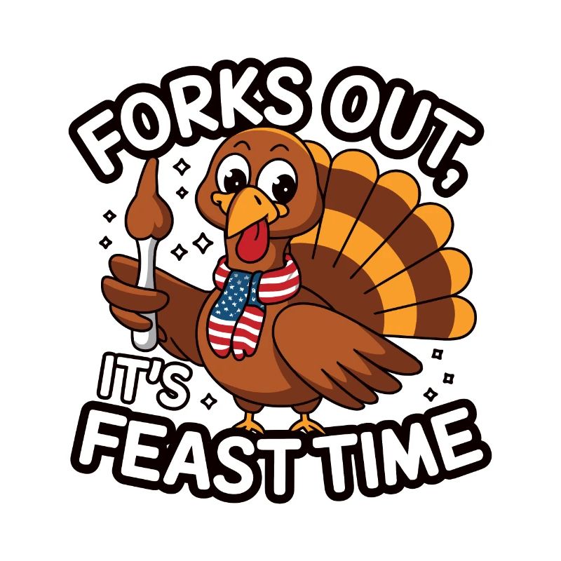 Dinde drôle de Thanksgiving