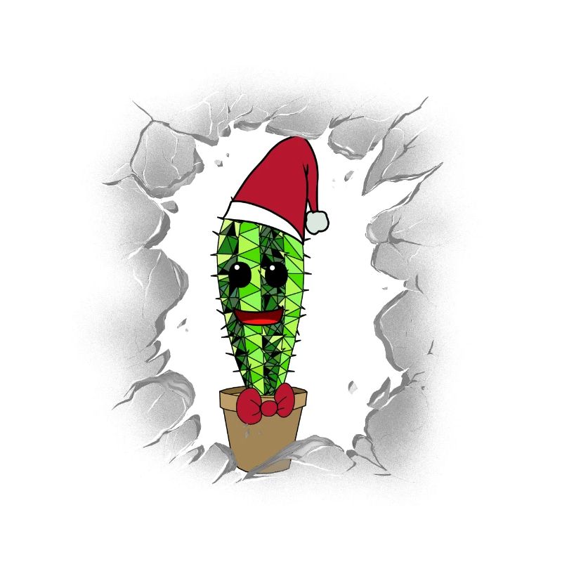 Saint-Nicolas Belle-mère Noël Cactus