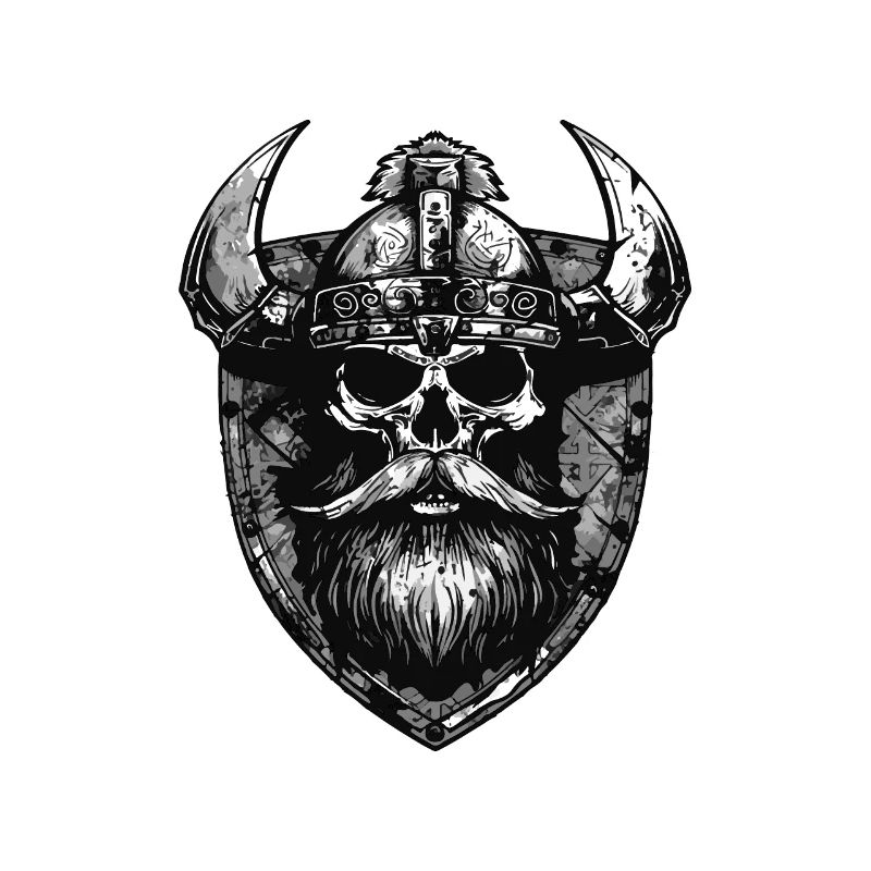 Wikinger Skull Wappen