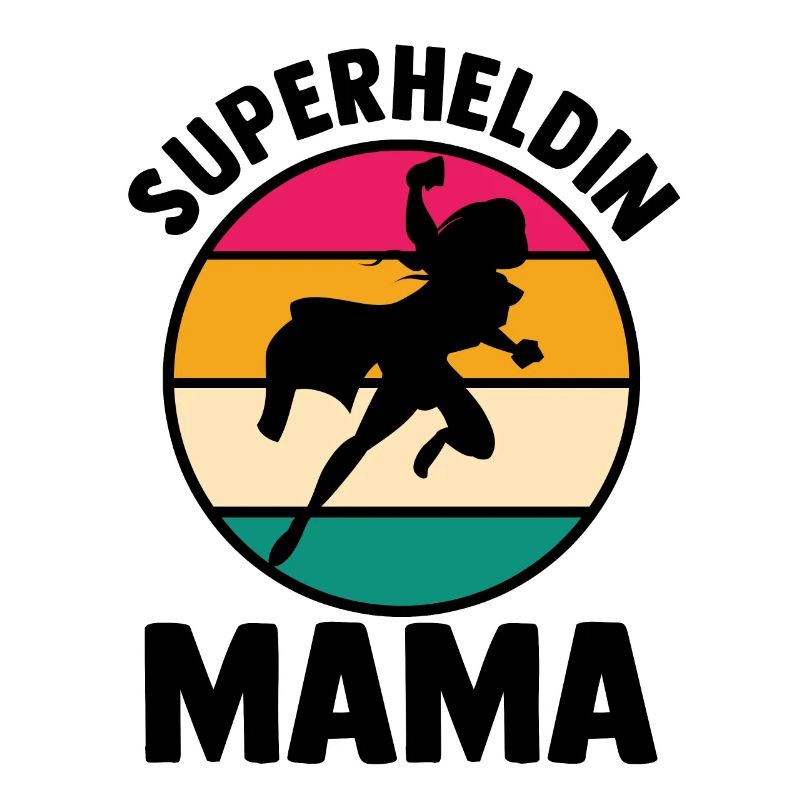 Mutter Superheldin Mama