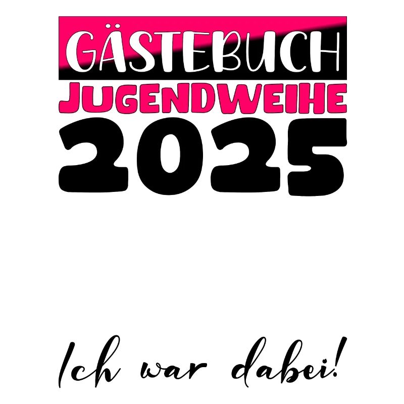 Jugendweihe 2025 Gästebuch Geschenk Mädchen Jungen