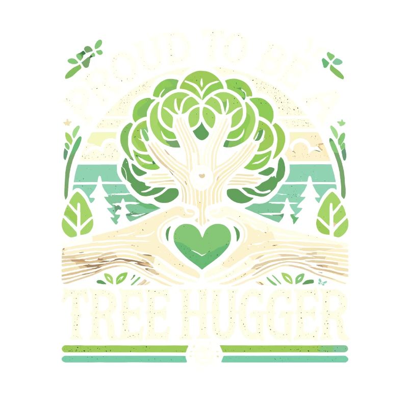 Stolz, ein Baumumarmer zu sein