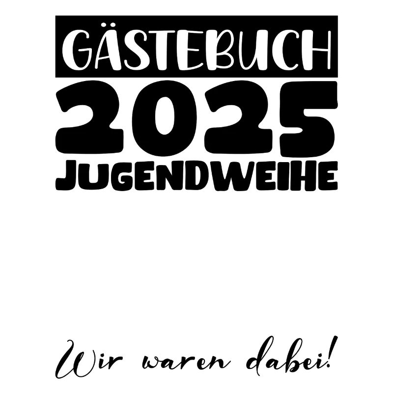 Jugendweihe 2025 Gästebuch Geschenk Mädchen Jungen