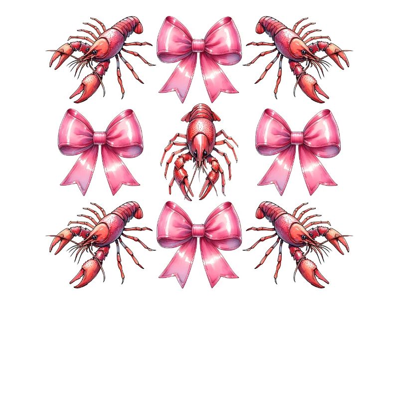 Coquette Bogen Langusten Flusskrebs Muttertag Rosa