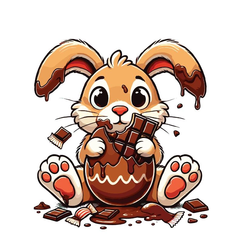 Enjoy Easter Bunny Chocolate