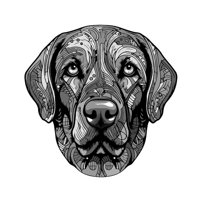 Portrait de chien labrador