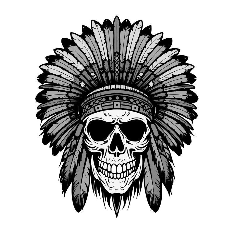 Crâne de chef indien Apache