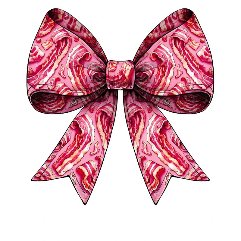 Coquette Bow Bacon Strips Pattern