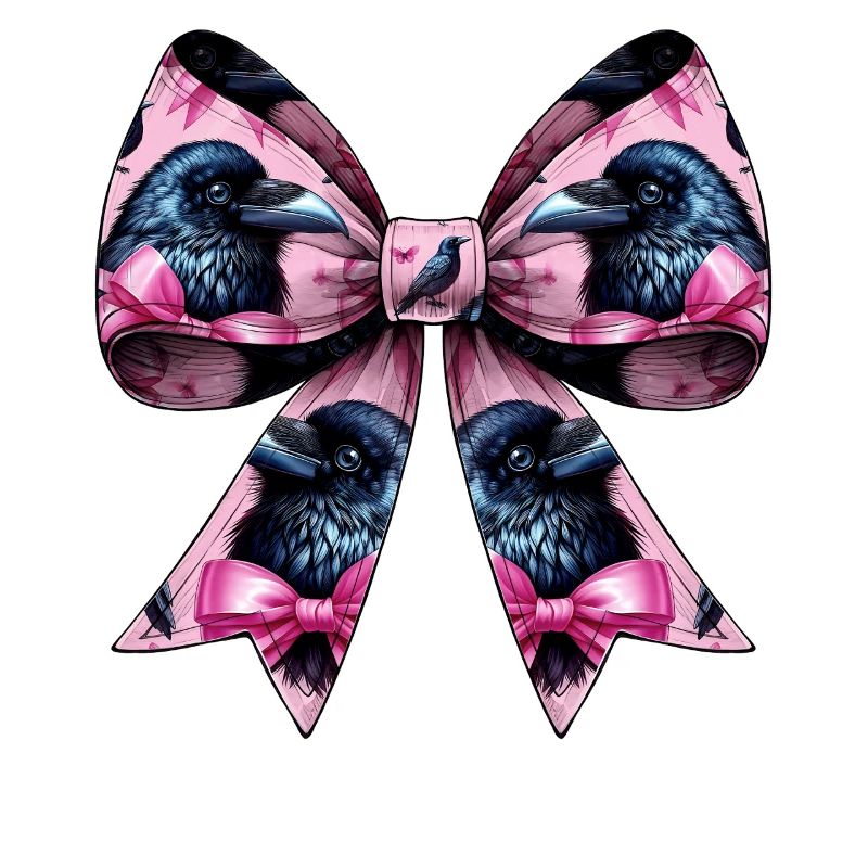 Coquette Bogen Rabe Krähe Vogel Muster Mädchen