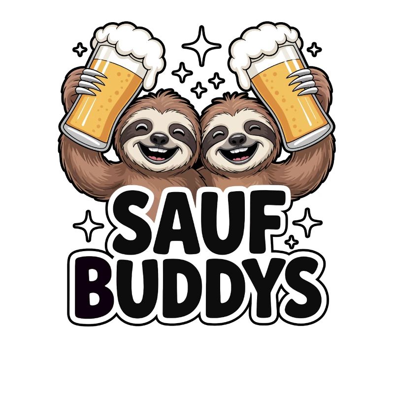 Sauf Buddys Sloth Faultier | Bier