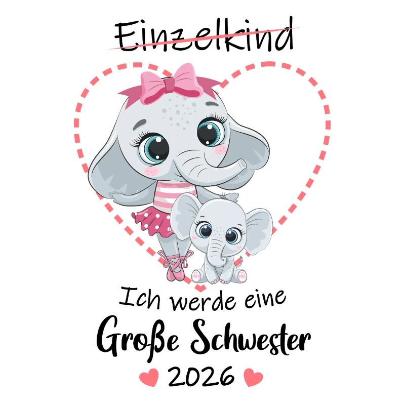 Nachwuchs Verkünden Ich Werde Große Schwester 2026