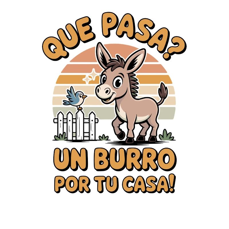 Funny donkey design
