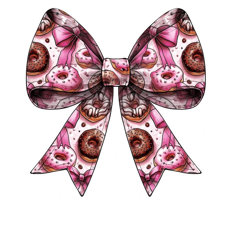 Coquette Bow Donuts Donuts Sprinkles Pattern