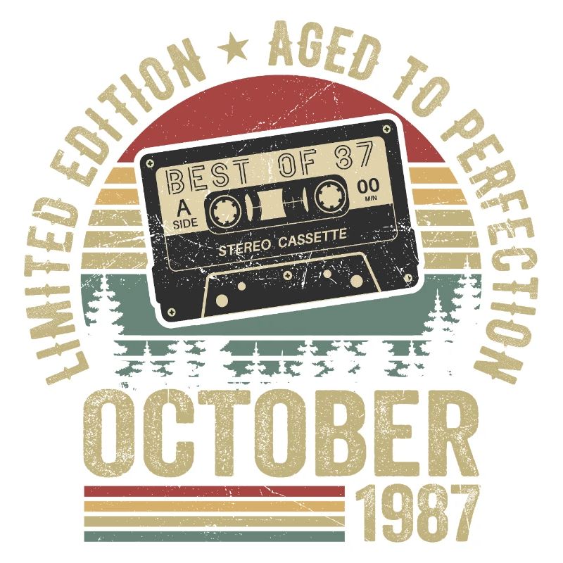 Oldtimer Oktober 1987 Geburtstag Geschenk Oktober