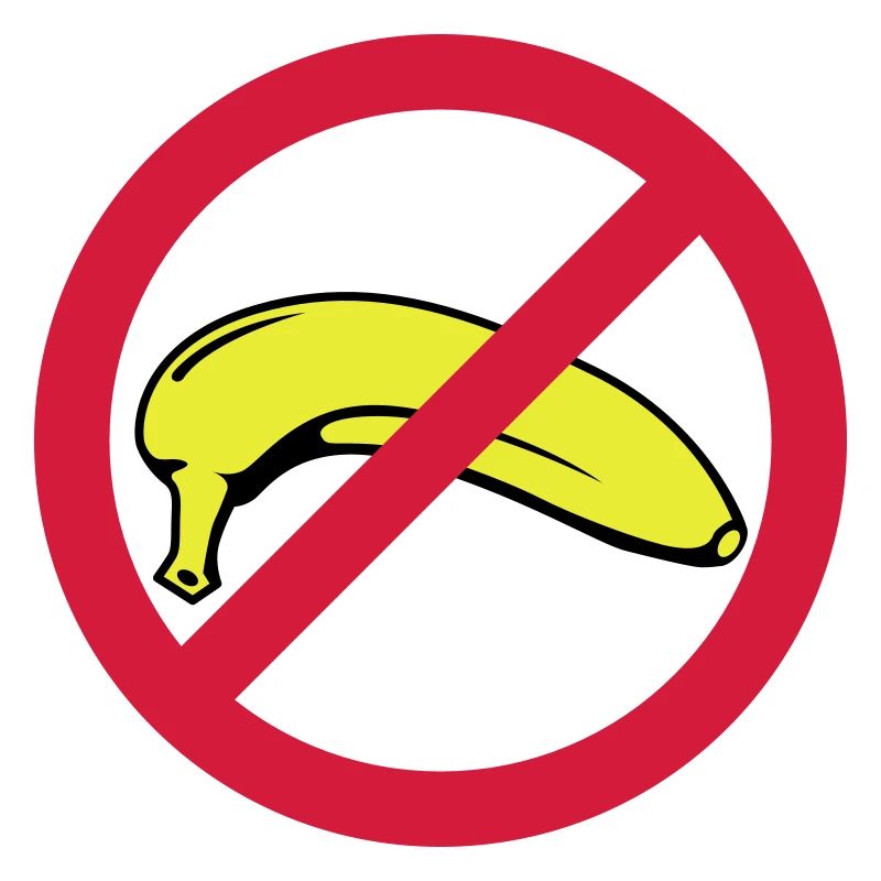Banane verboten