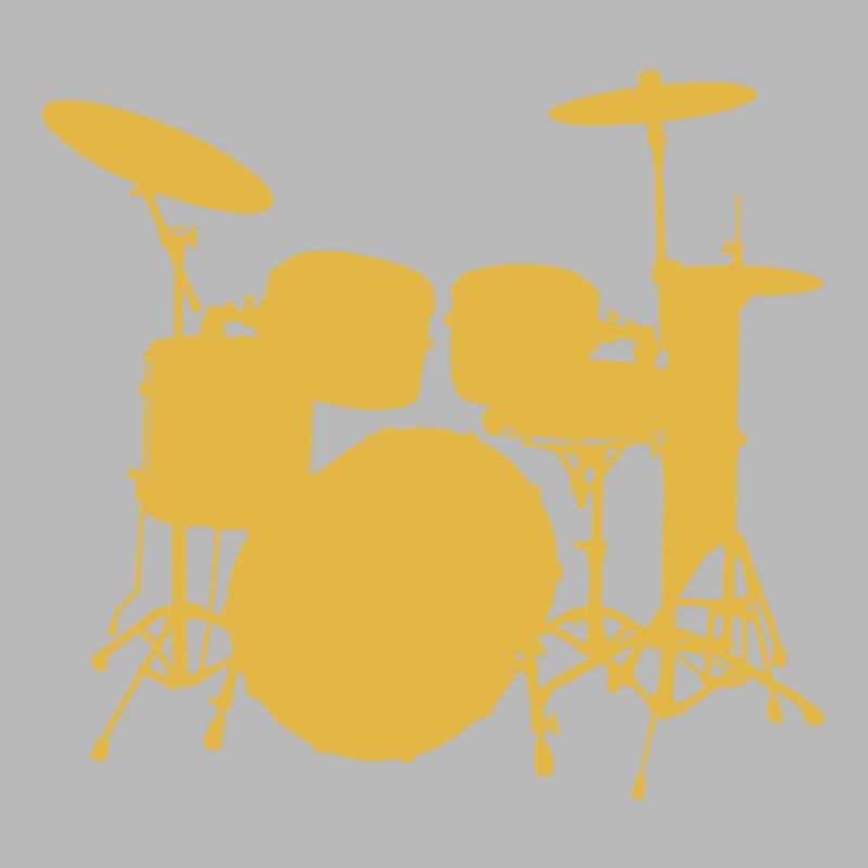 Batteur de Pop Art. Kit de percussions Cadeaux Rock 'N' Roll