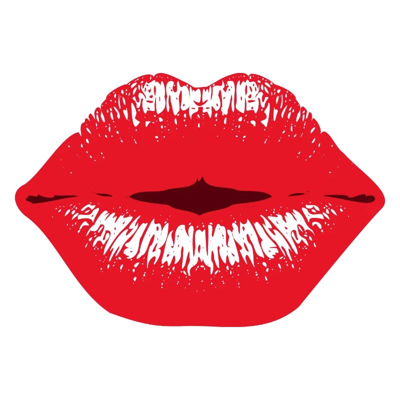 lèvres rouge à lèvres Embrasser déclaration sexy Fun