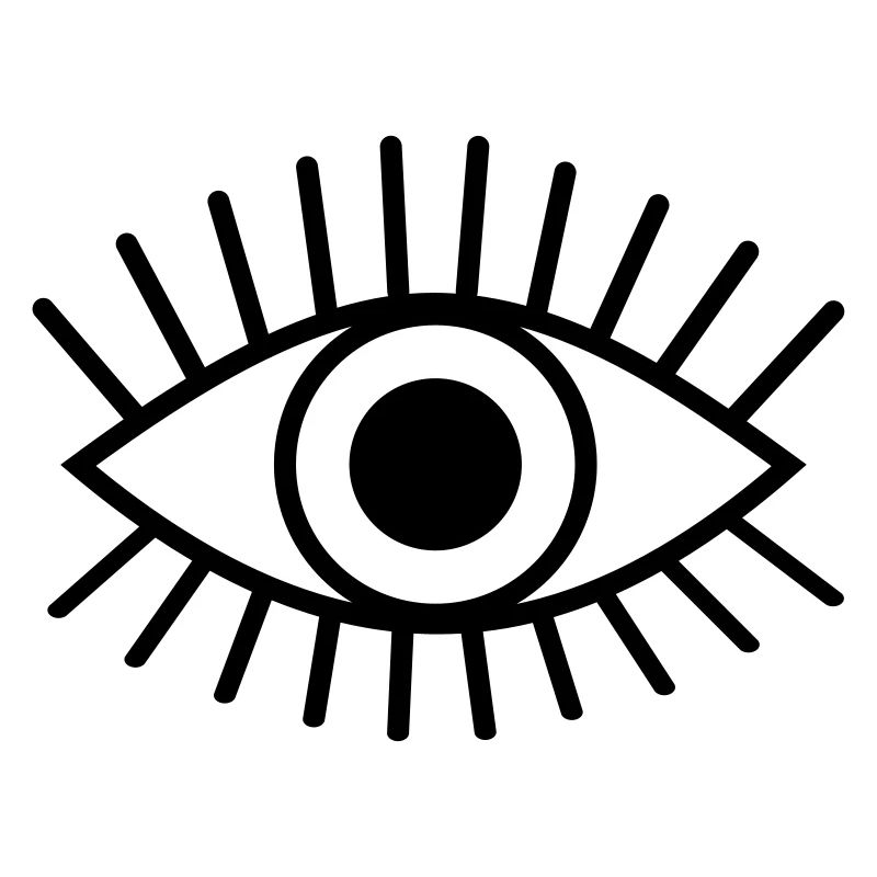 Dessin de coup de œil cils