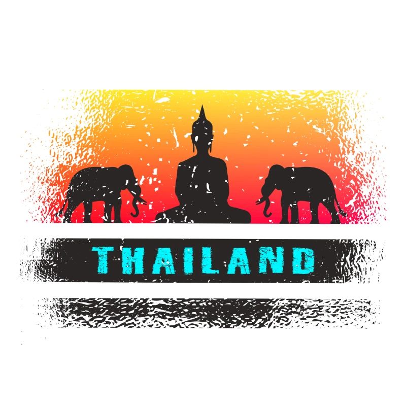 Thailand / Buddha / Elephants / Gift / Siam