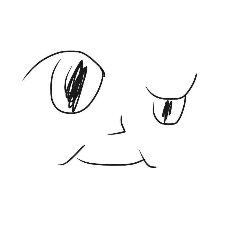 Visage drôle