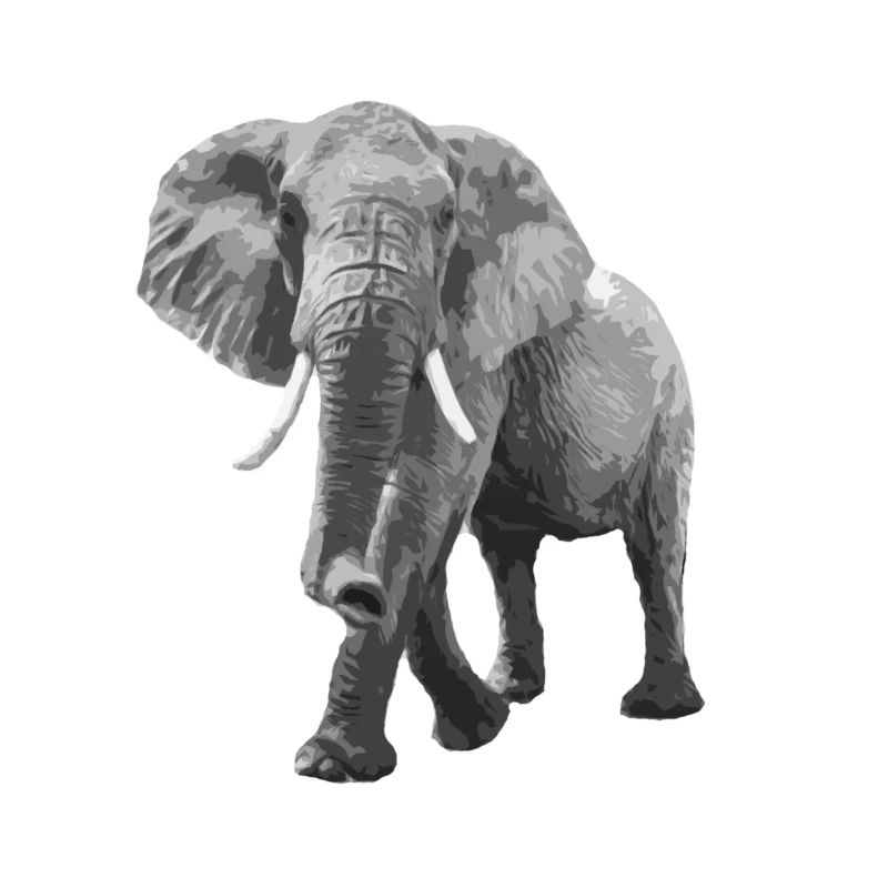 Groß wie ein Elefant