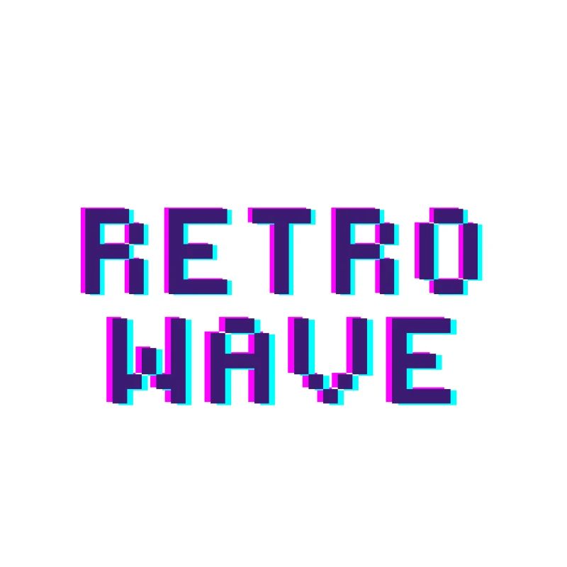 Disco numérique Retro Wave Vintage Style Funky