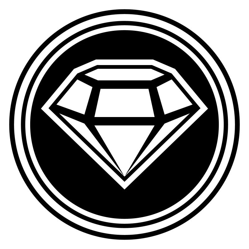 Diamond Icon Silhouette