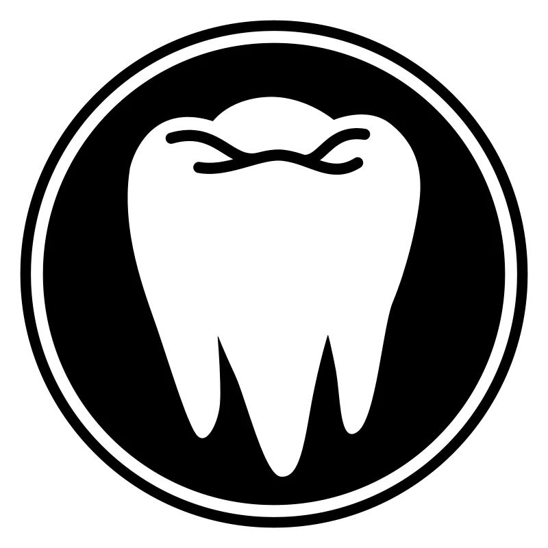 Symbole de l’icône de dent