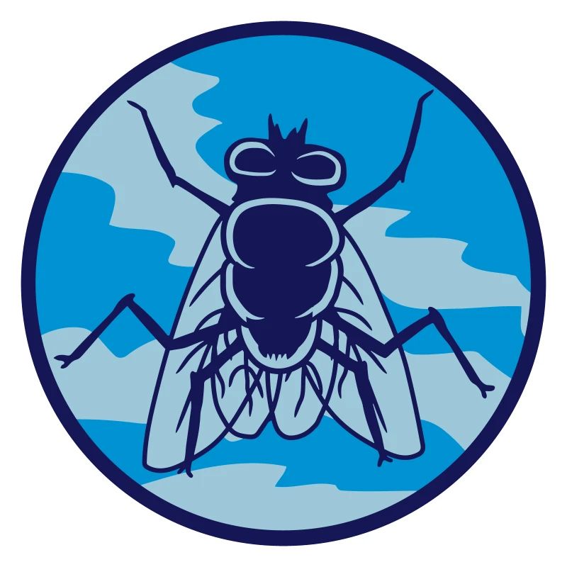 Circle housefly small house fly