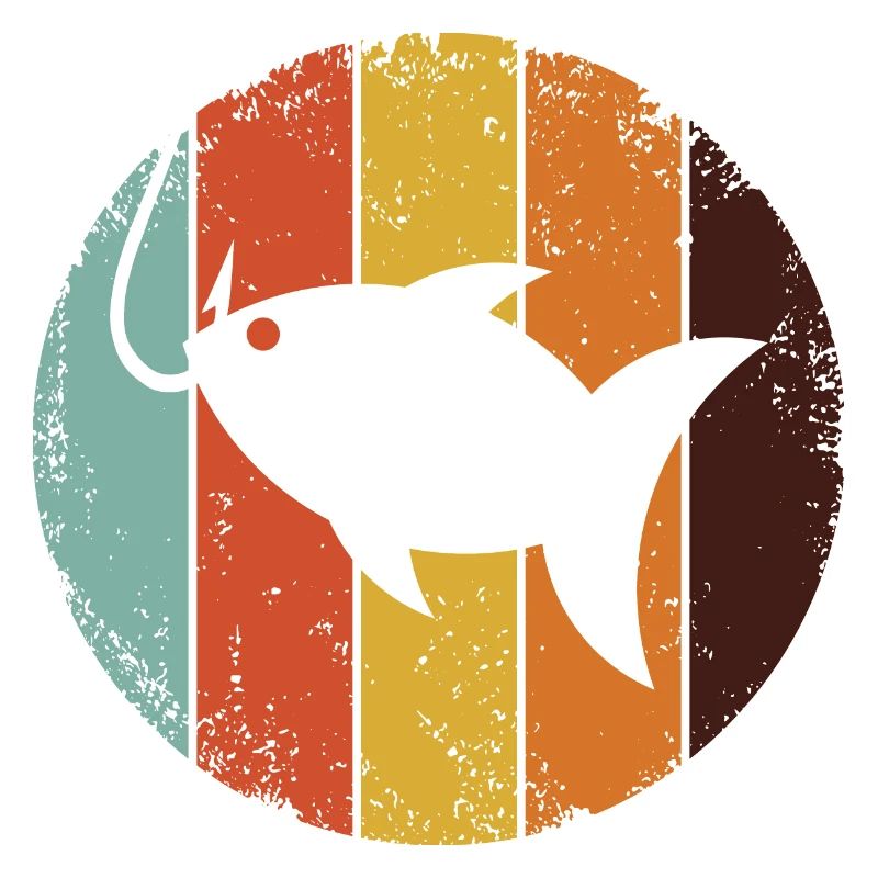 Fishing Plus Vintage Design - Poisson sur l’hameçon