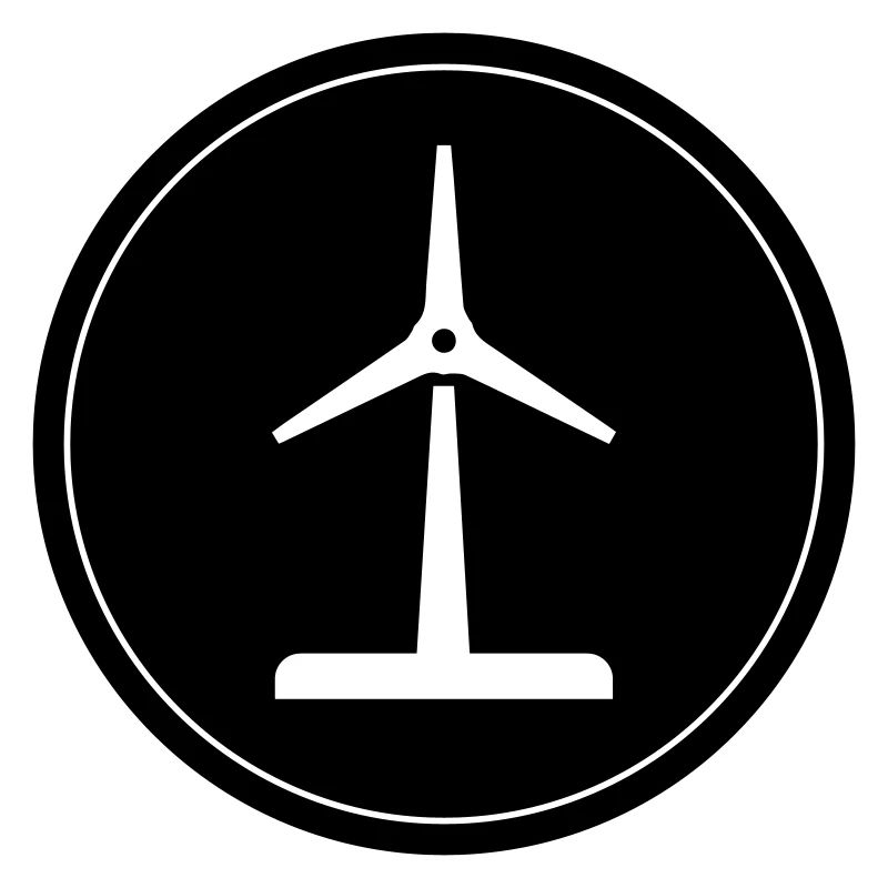 Silhouette d’éolienne