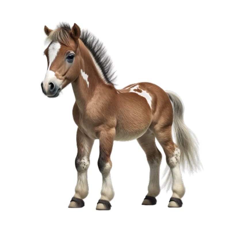 Méga mignon bébé cheval