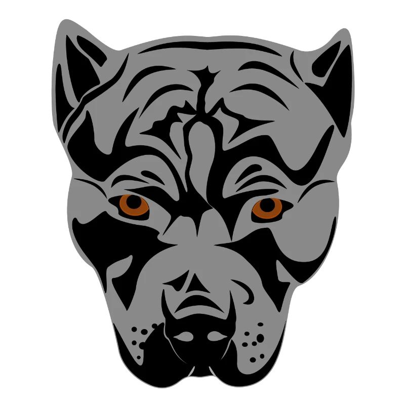 Pittbull Head Design Graphique