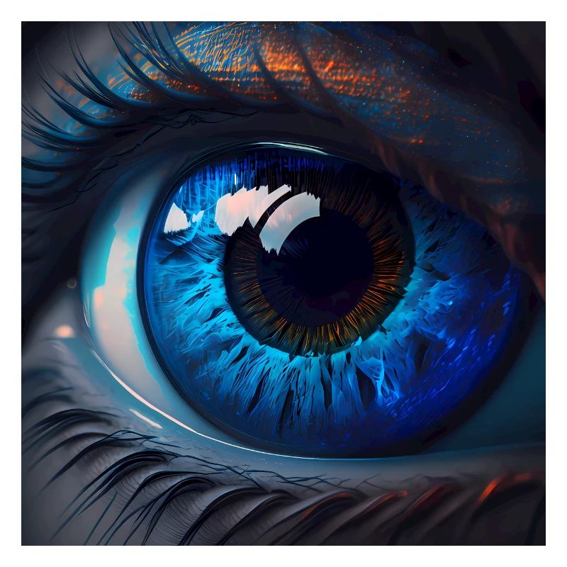 Gros plan de Blue Eyes