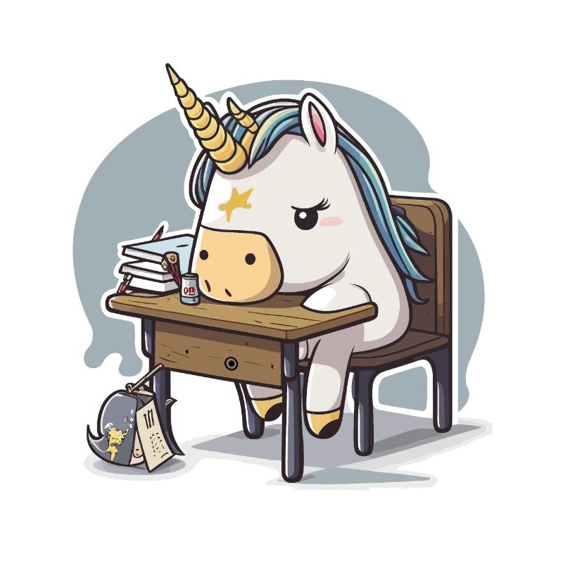 Einhorn-Studentin