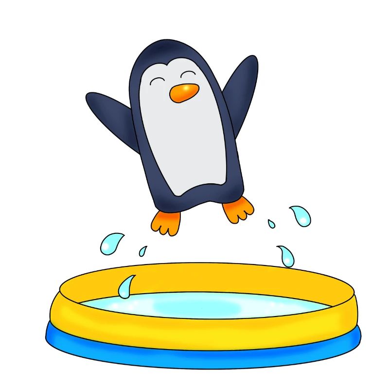 Plansch Pinguin