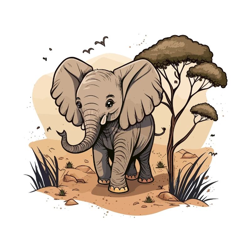 Géant de la savane