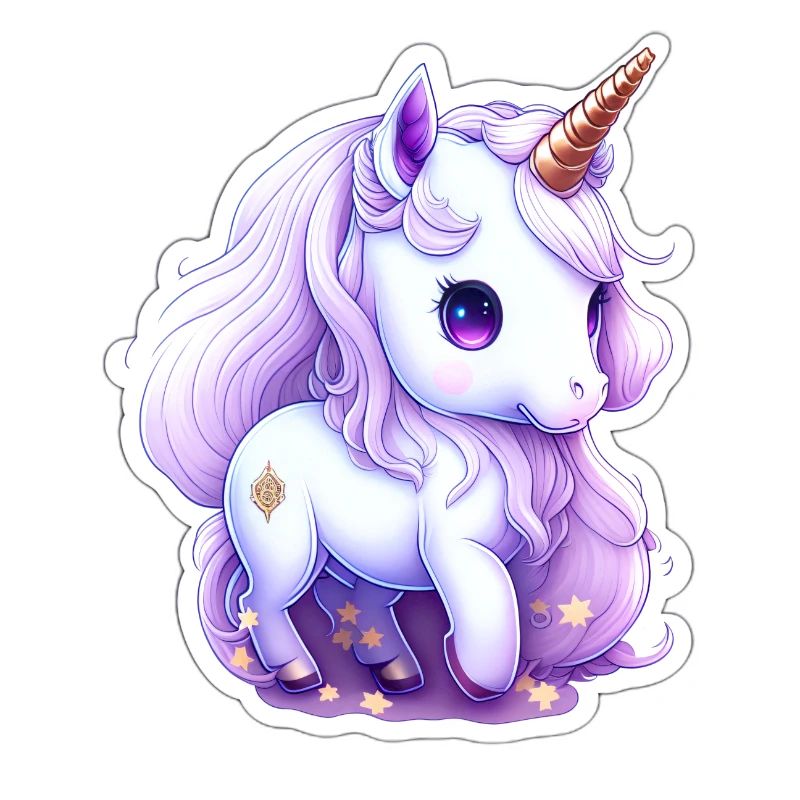 Mignon bébé licorne